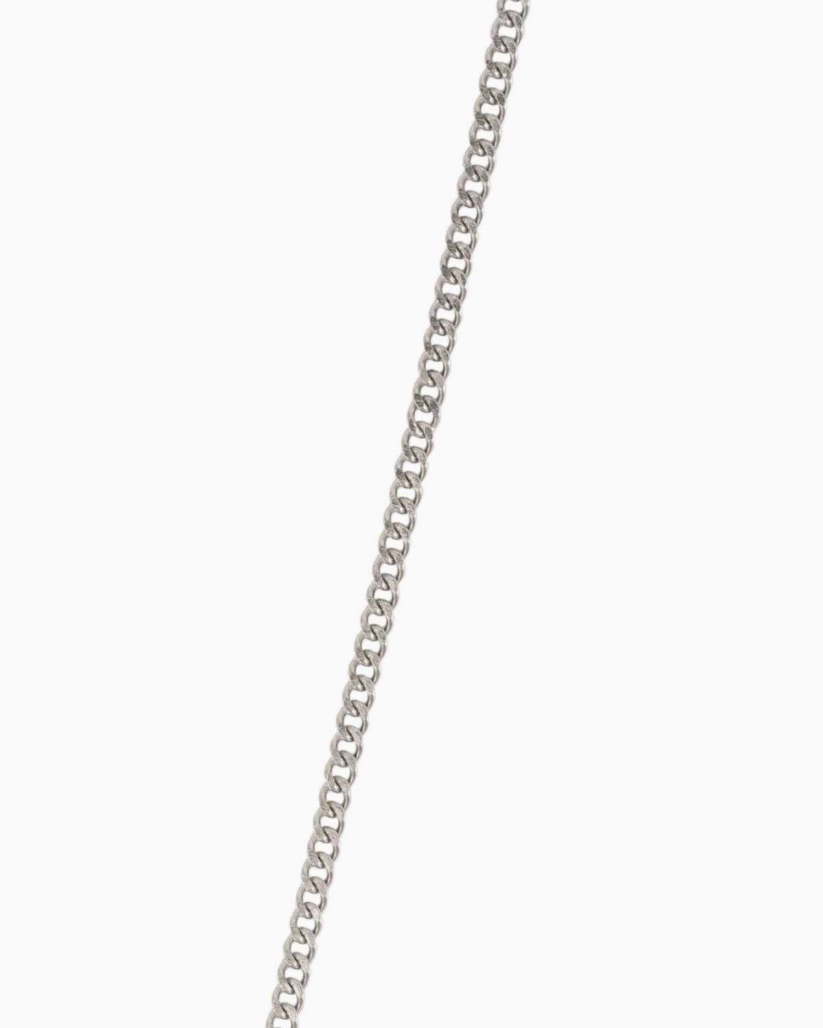 Silver cross chain details image