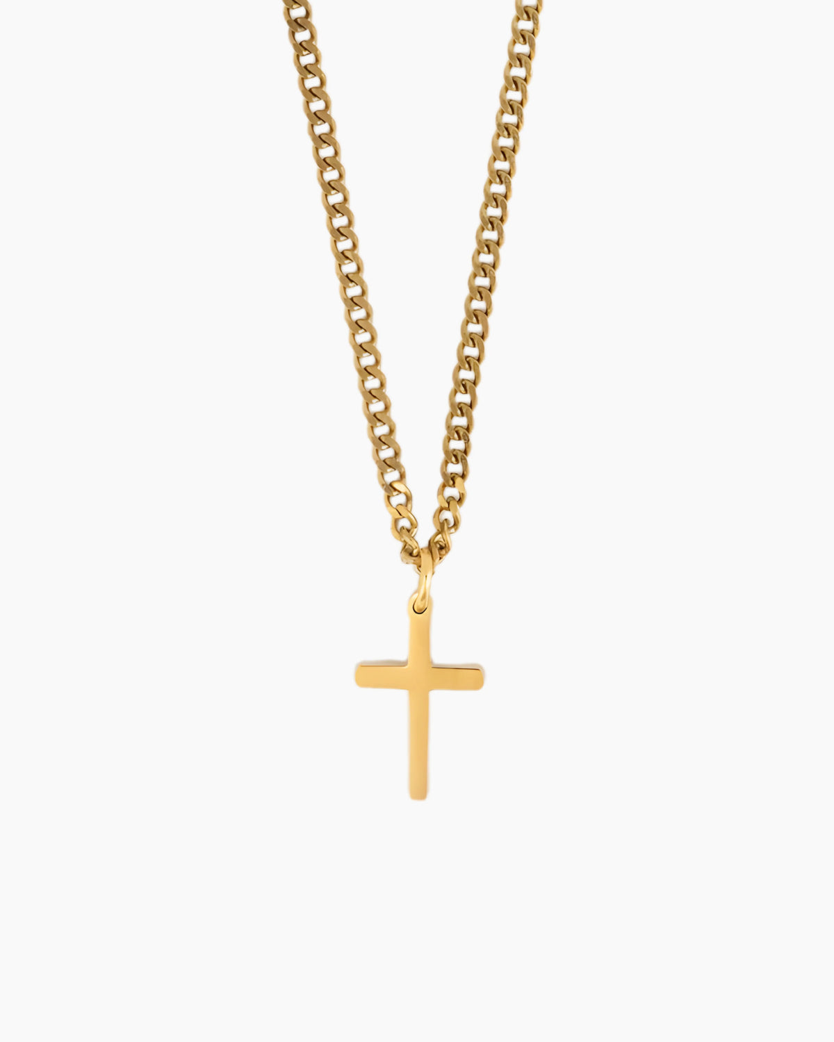 Gold cross chain product image