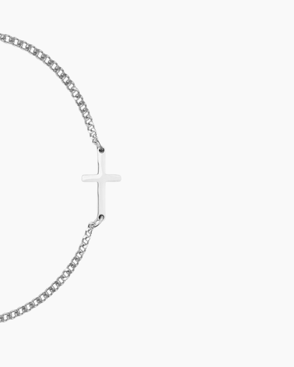 CROSS ARMBAND - ZILVER