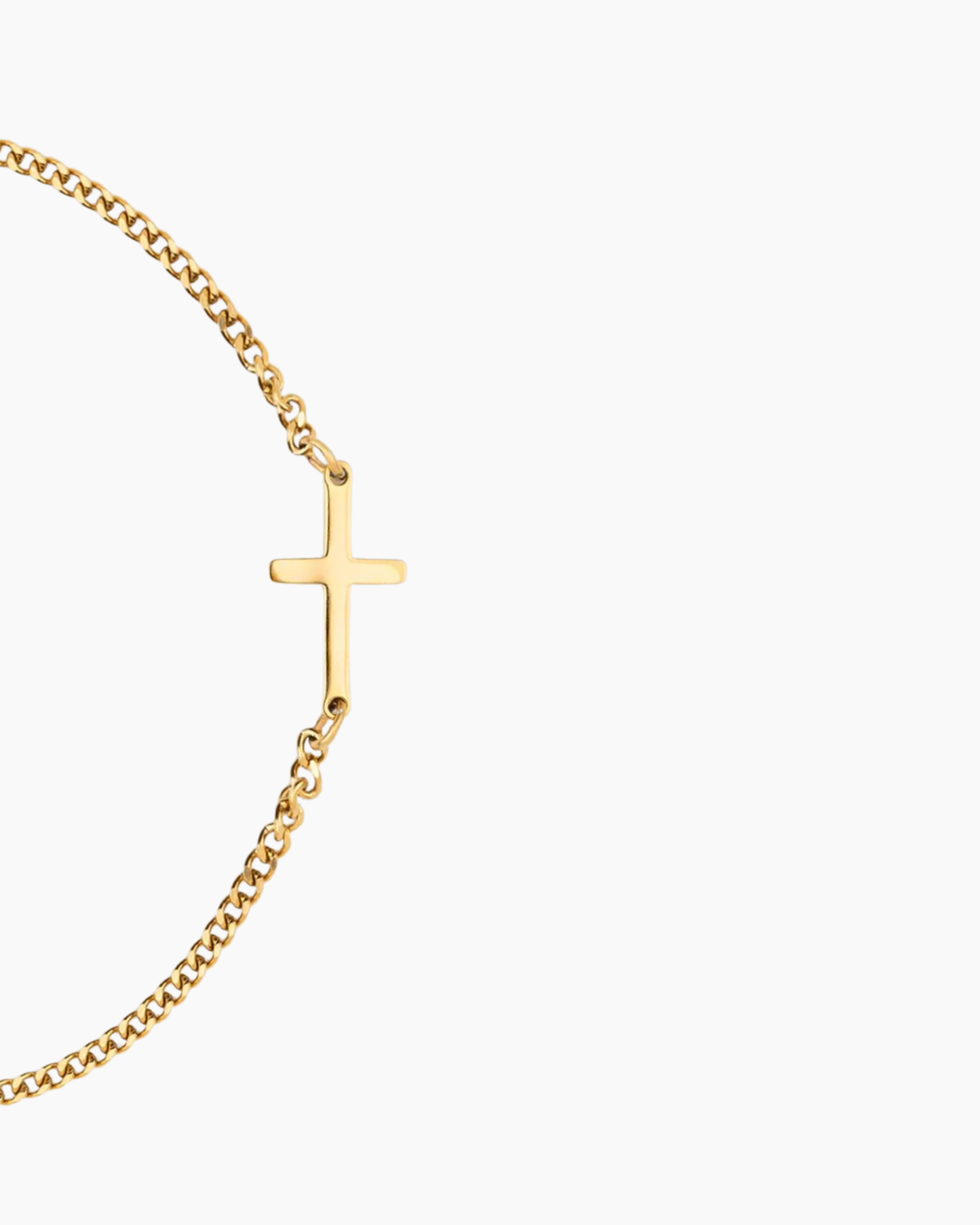 CROSS ARMBAND - GOUD