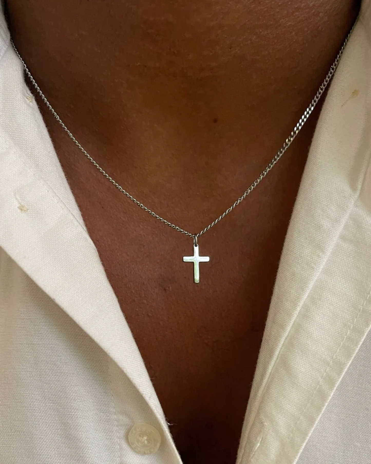CROSS KETTING - ZILVER