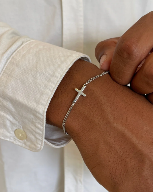 CROSS ARMBAND - ZILVER