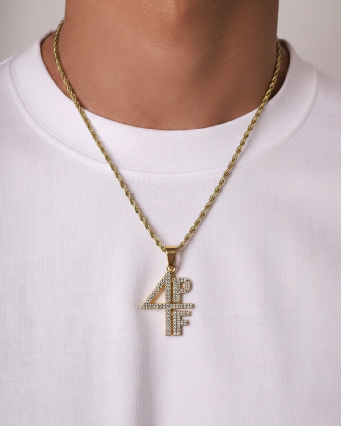 4PF KETTING - 18K GOUD