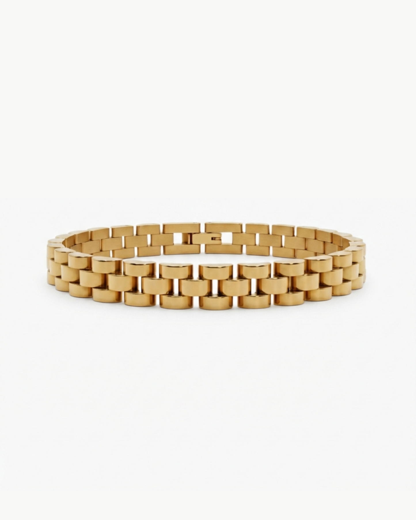 SCHAKEL ARMBAND - GOUD