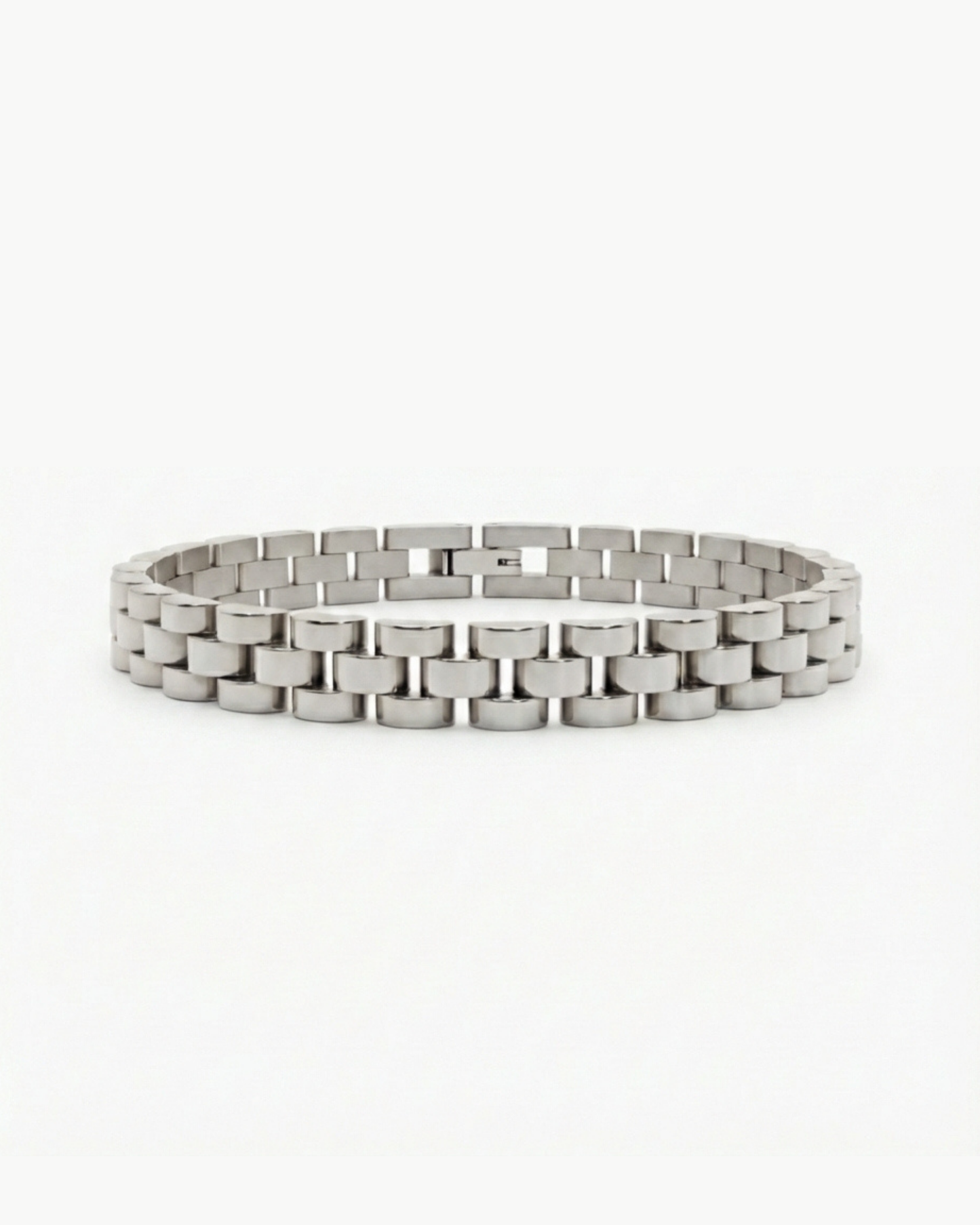 SCHAKEL ARMBAND - ZILVER