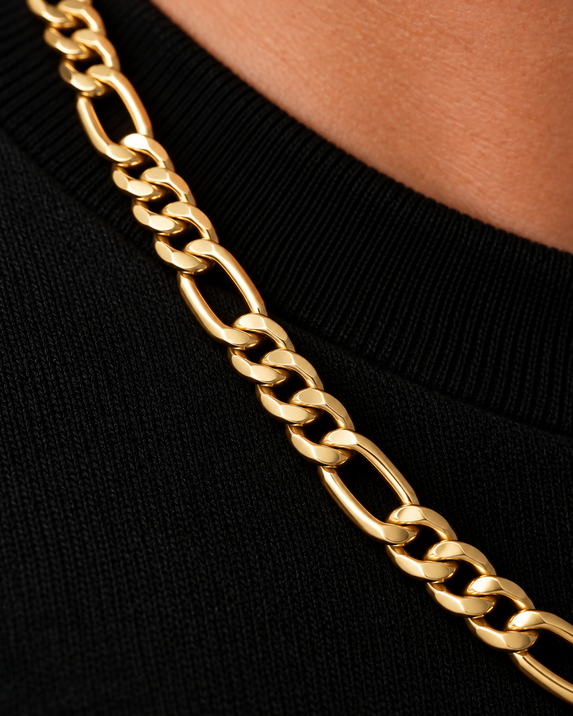 FIGARO KETTING - 4MM GOUD