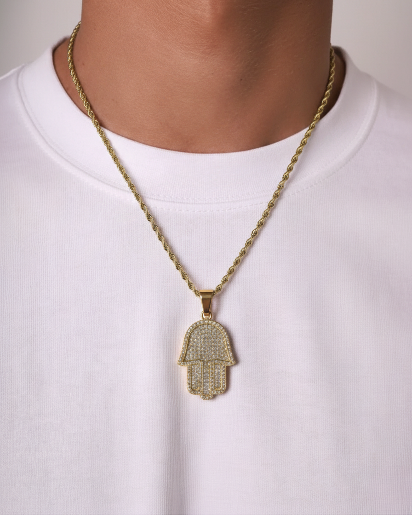 HAMSA HAND CHAIN - 18K GOLD