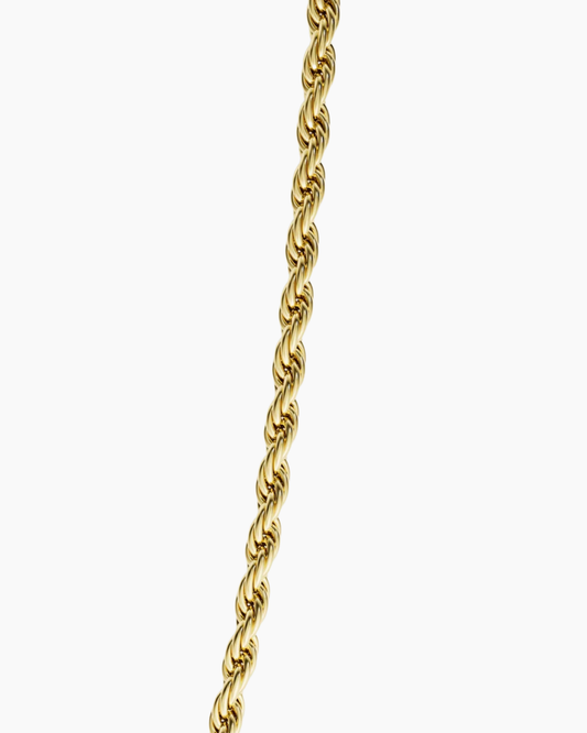 CLEAN ROPE KETTING - 3MM GOUD