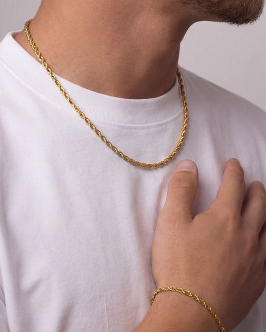 CLEAN ROPE SET - 3MM GOUD