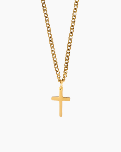 CROSS KETTING - GOUD