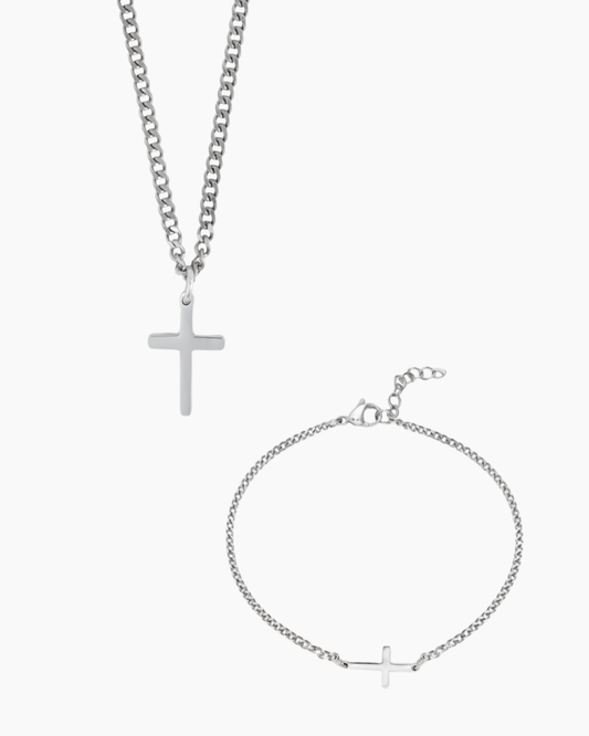 CROSS SET - ZILVER