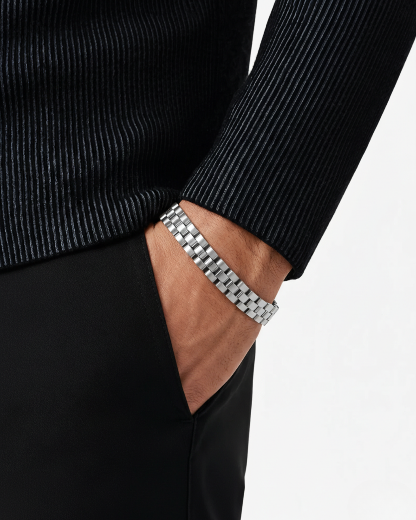 SCHAKEL SET - ZILVER