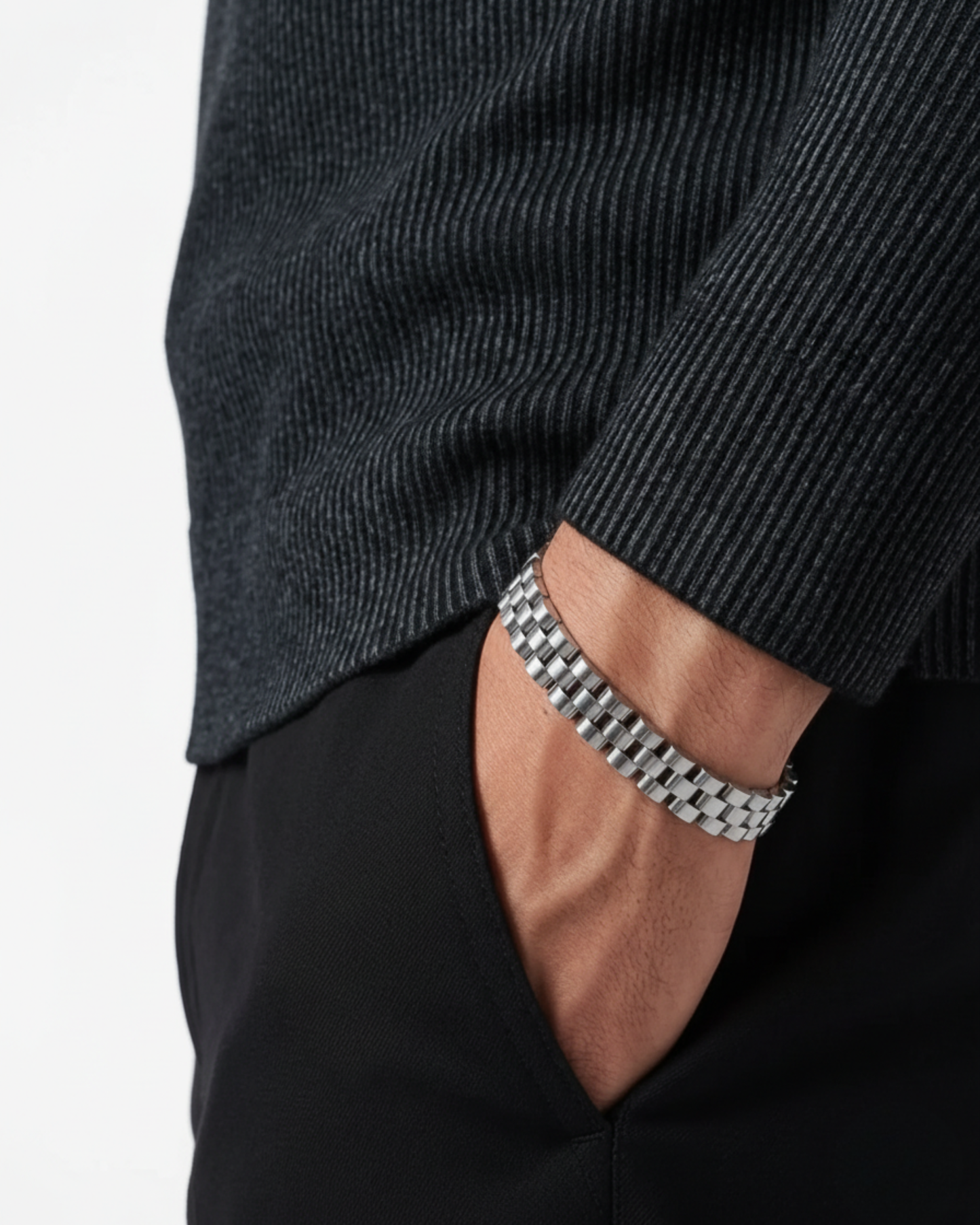 SCHAKEL SET - ZILVER