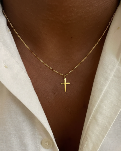 CROSS KETTING - GOUD