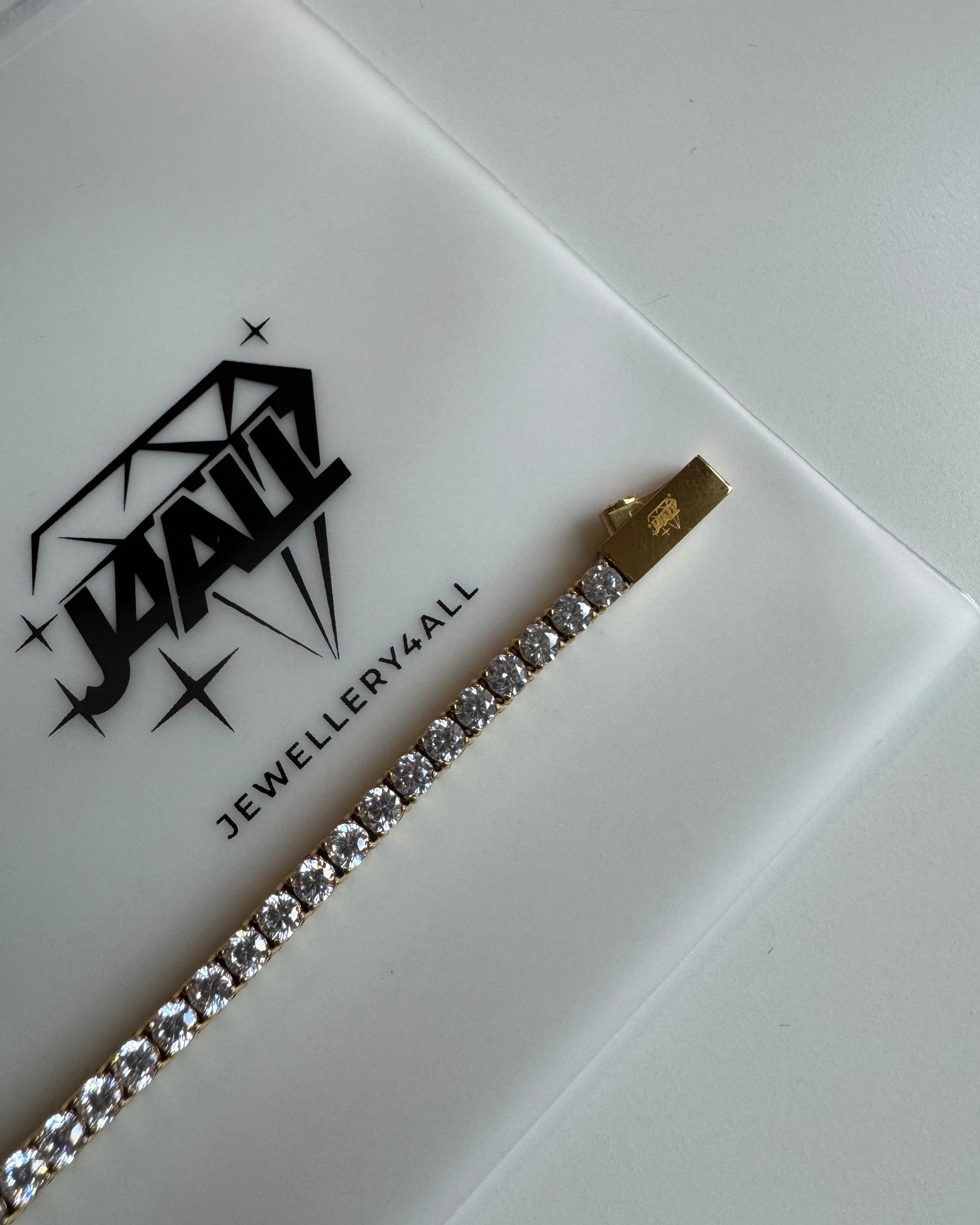 TENNIS BRACELET - 3MM GOLD 4