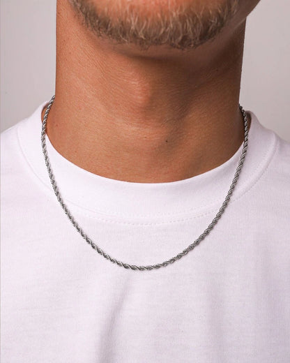 CLEAN ROPE CHAIN - 3MM SILVER