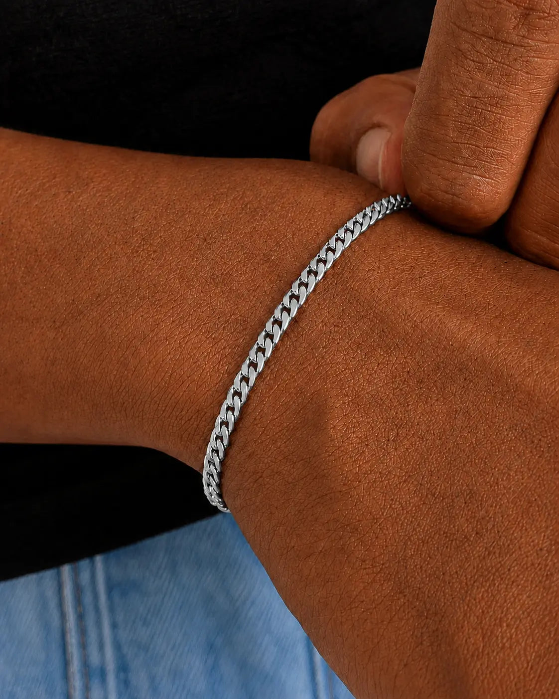 CUBAN ARMBAND - 3MM ZILVER