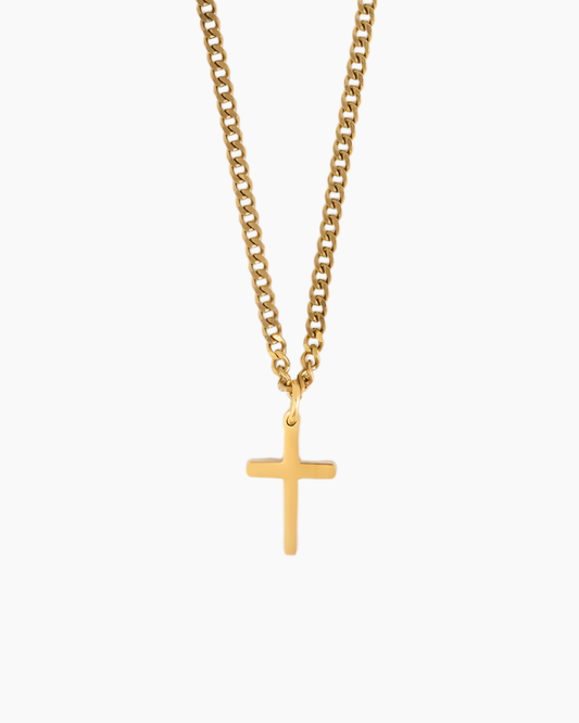 Gold chain necklace product photo