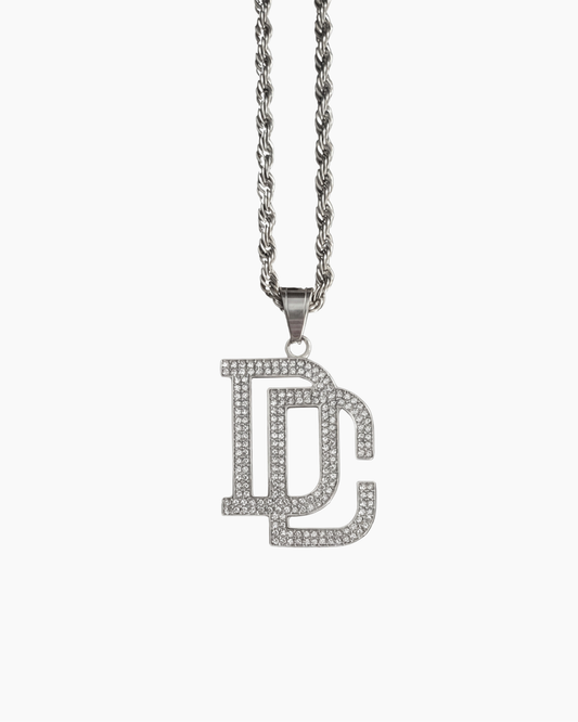 Silver DC chain necklace product photo